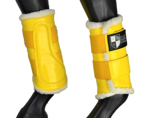 Yellow Brushing Boots