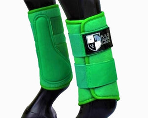 Emerald Green "Air vent" Brushing Boots