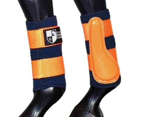 Navy & Orange 