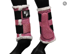 Load image into Gallery viewer, Pink Sparkle Brushing Boots