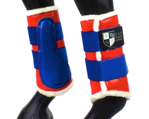 Red & Royal Brushing Boots