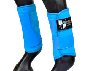 Sky Blue "Air Vent" Brushing Boots