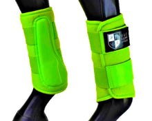 Load image into Gallery viewer, Lime Green &quot;Air Vent&quot; Brushing Boots