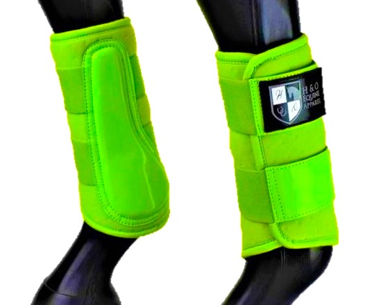 Lime green clearance horse boots