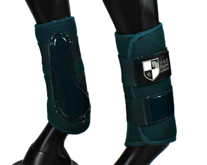 Teal "Air Vent" Brushing Boots