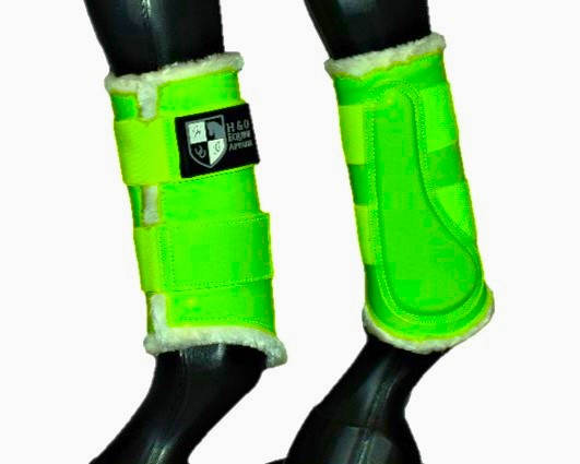 Lime Green Brushing Boots