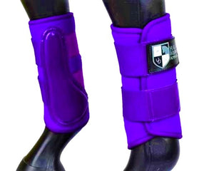 Purple "Air Vent" Brushing Boots