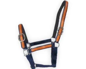 Navy & Rose Gold PVC Head Collar