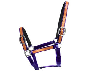 Purple and Rose Gold PVC Head Collar