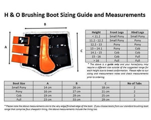 Orange & Charcoal Brushing Boots