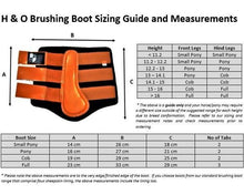 Load image into Gallery viewer, Navy &amp; Orange &quot;Air vent&quot; Brushing Boots