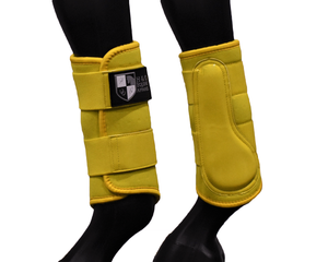 Yellow "Air Vent" Brushing Boots