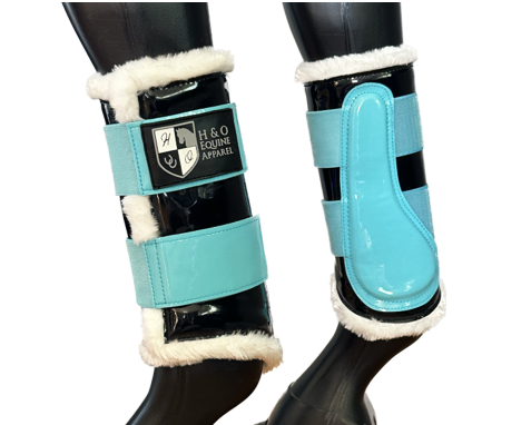 Black & Blue Aqua Marine Brushing Boots
